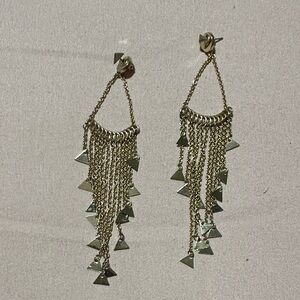 Elegant Gold Dangle Earrings
